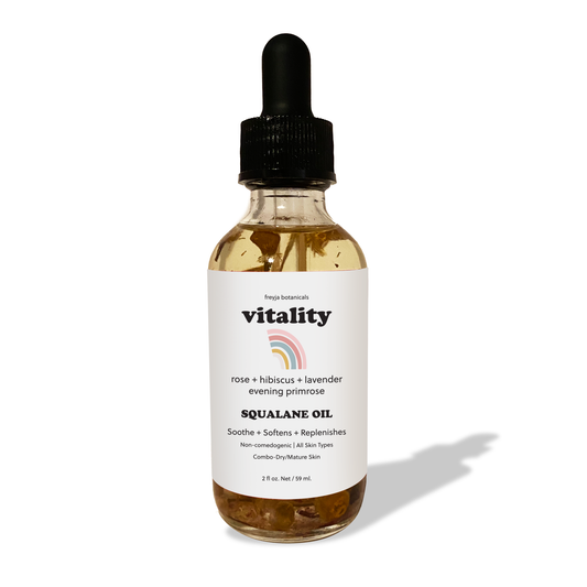 Squalane Oil | Hibiscus + Rose + Evening Primrose