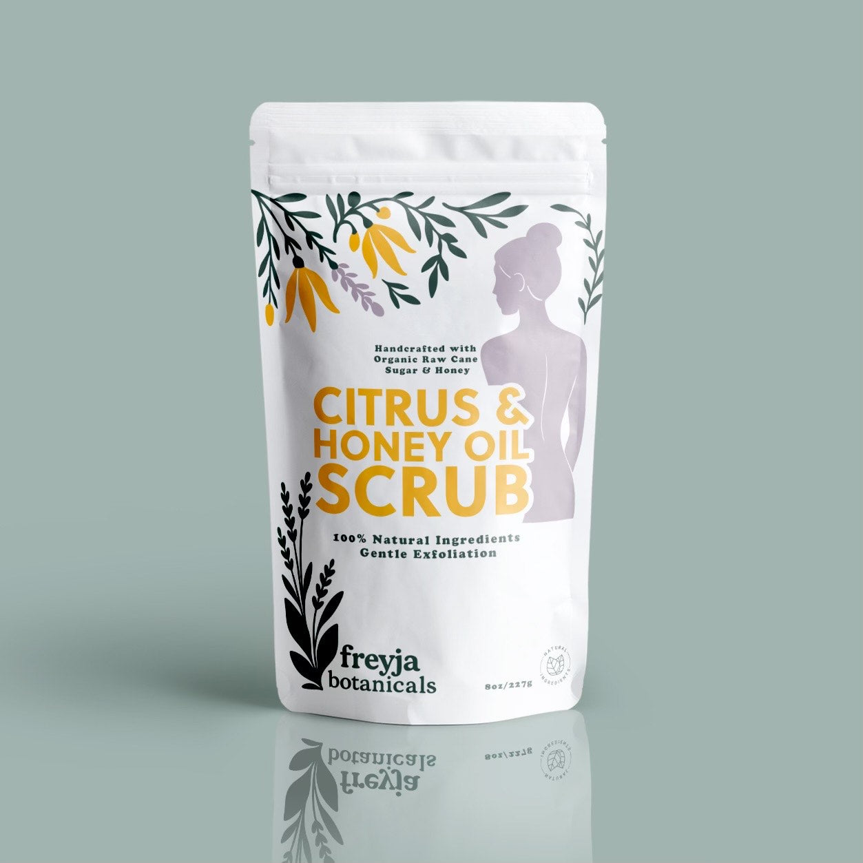Citrus & Honey Sugar Oil Body Scrub | Customer Fave Exfoliator (New Eco-Pouch!)
