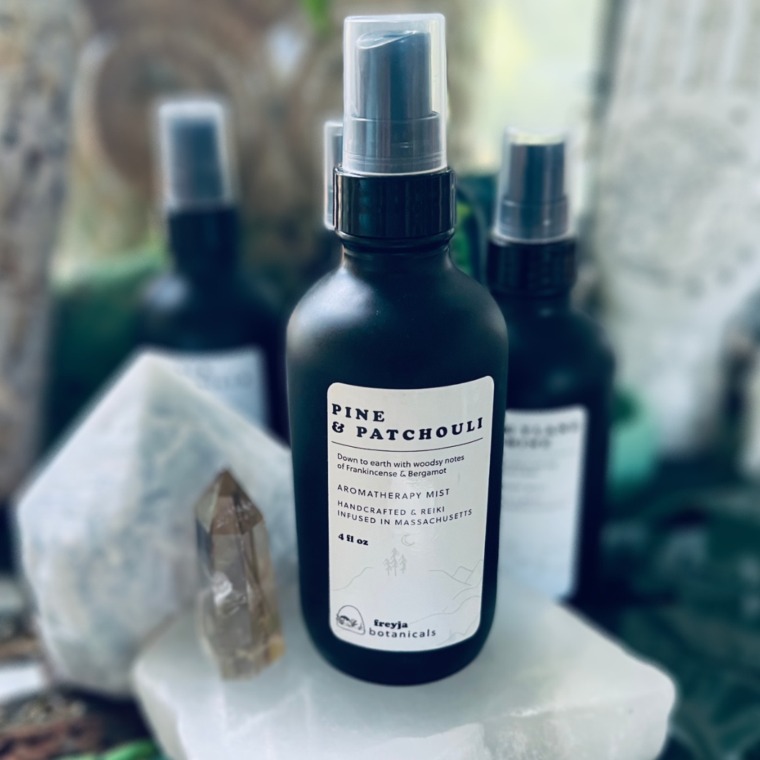 Pine and Patchouli Room and Body Mist | All Natural Aromatherapy Spray