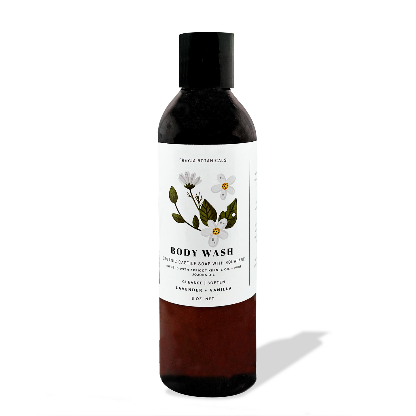 Body Wash Organic Castile Soap with Squalane Lavender & Vanilla